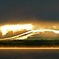 Sunrise on Lake Te Anau. It really did look just like this!